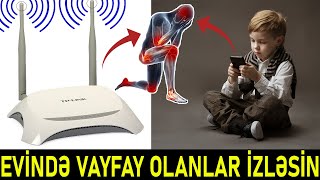 Evi̇ndə Vayfay Olanlarin Di̇qqəti̇nə Bu Ci̇hazlar Gi̇zli̇ Qati̇llərdi̇r