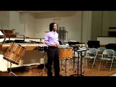 Jay Performing on Classic Snare Drum at Recital - ...
