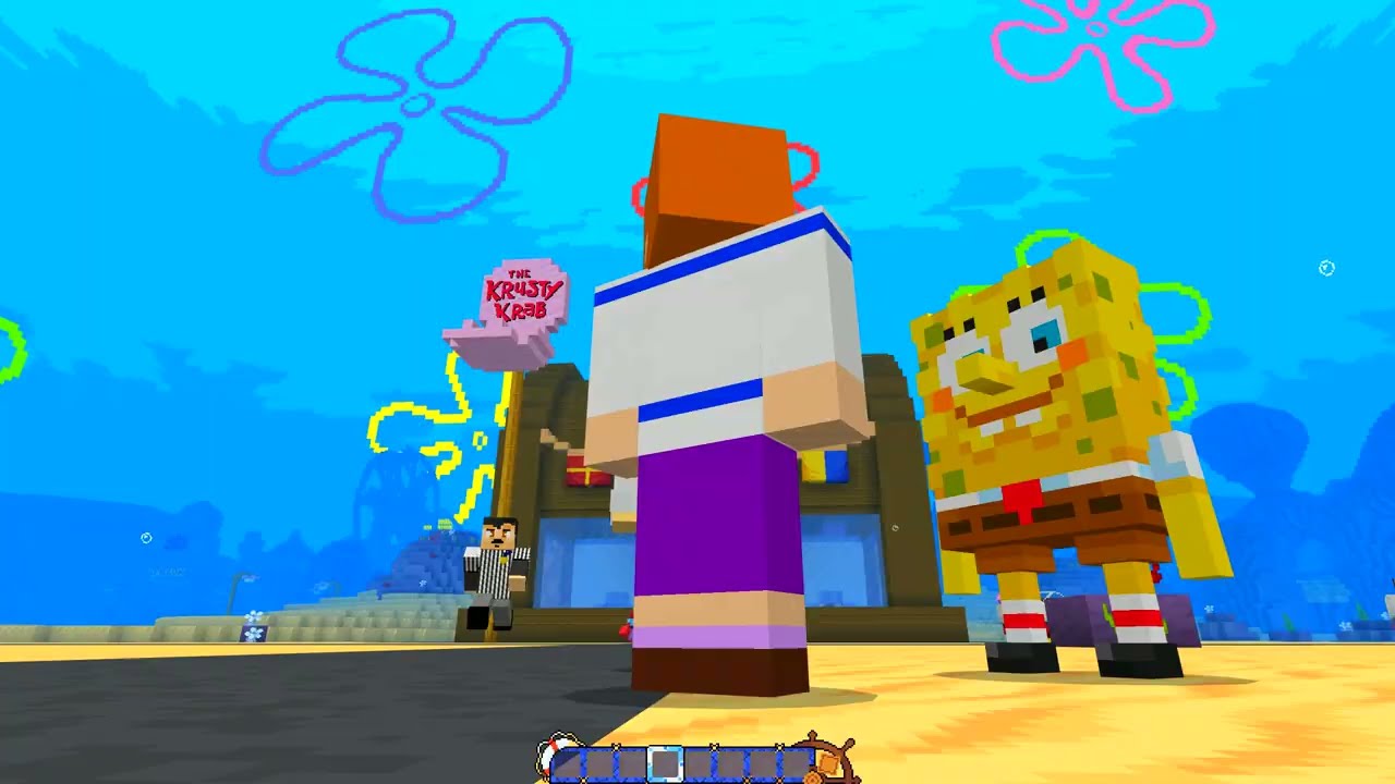 فلم ماين كرافت : احمد و سبونج بوب ضد سوسي و شمشون !!؟ 🔥😱