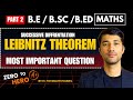 Leibnitz's Theorem | Successive Differentiation | nth Derivative | Part-2 | Most Important Questions
