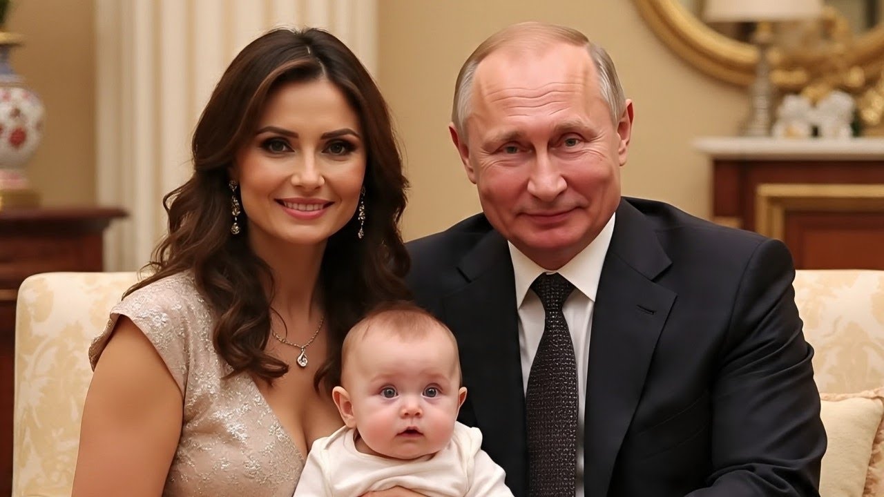 Putin Looking with Alina Kabaeva and Baby | Latest News & Political Insights