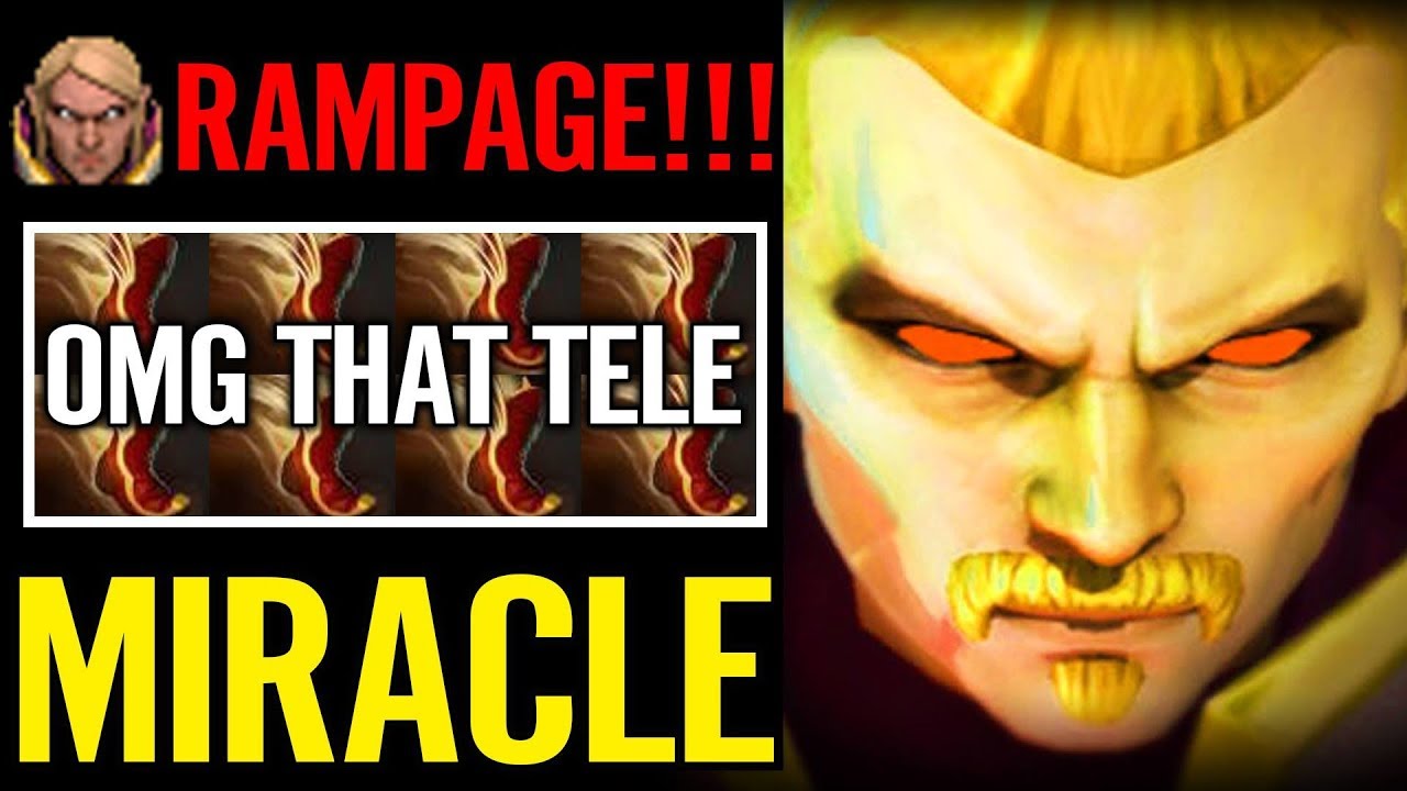 Miracle RAMPAGE with Invoker Elcalssico Beautiful Combo Skill Dota 2