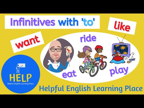 ESL Infinitives with To: Present Simple Tense - Like to Play