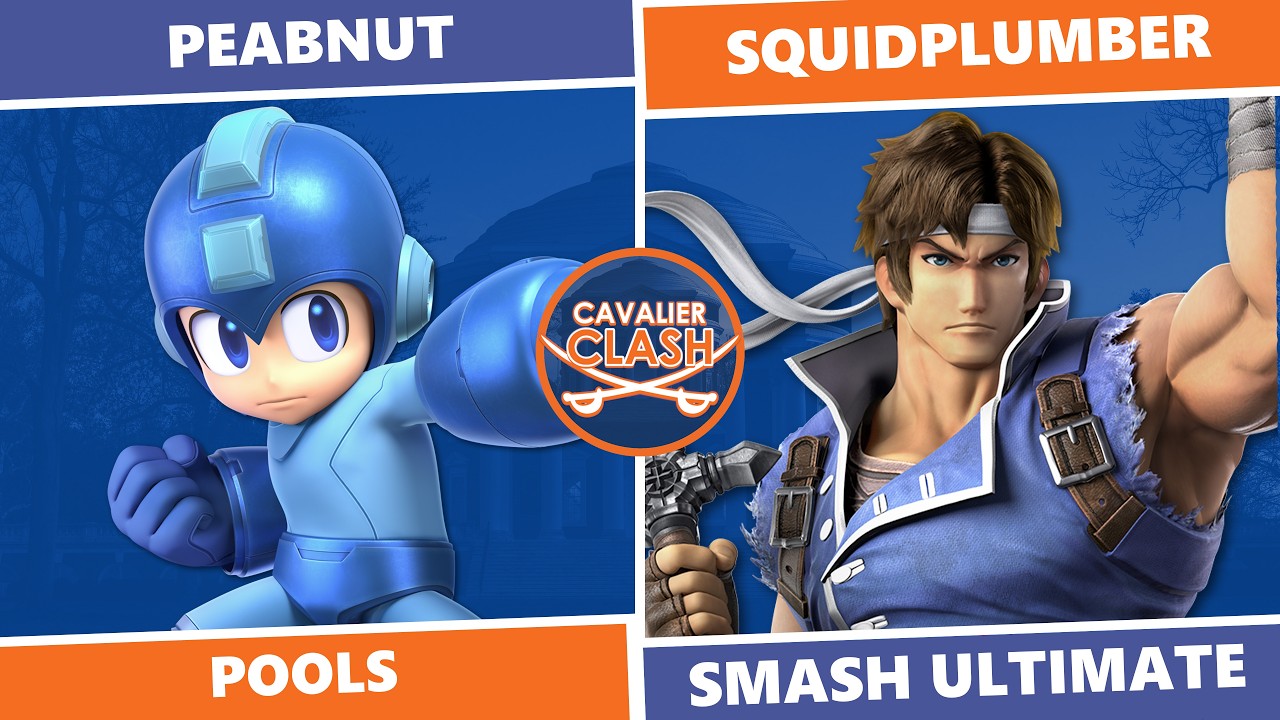 Cavalier Clash 7: Pools - Peabnut (Mega Man) Vs. Squidplumber (Richter) SSBU