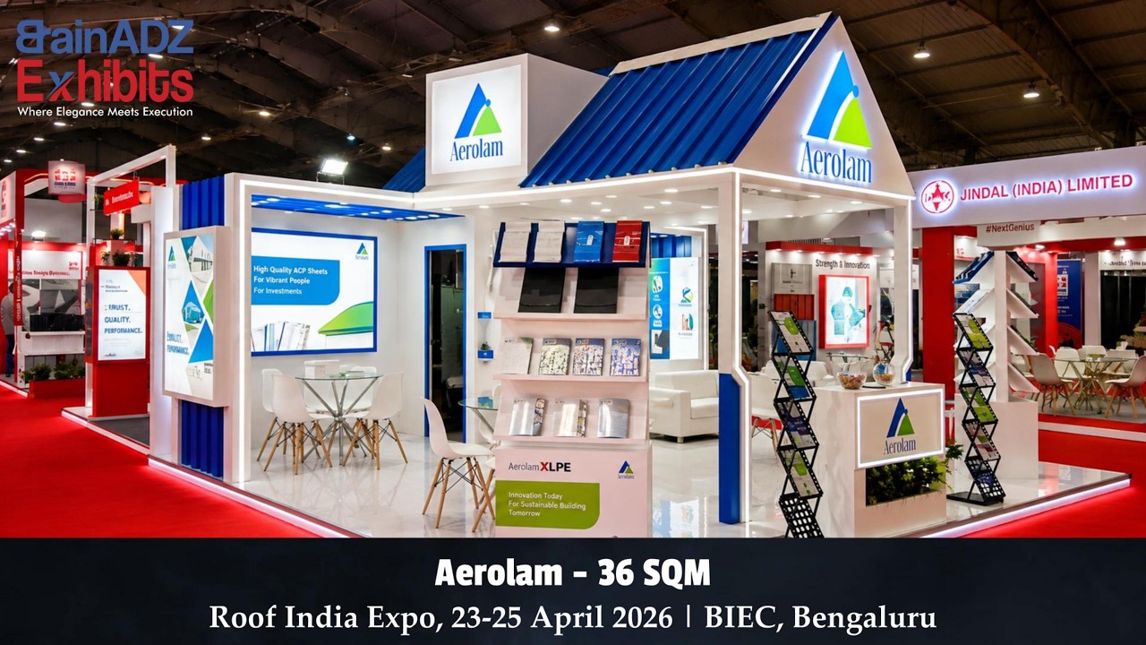 Aerolam at Roof India Expo 2026 – BrainADZ Exhibits