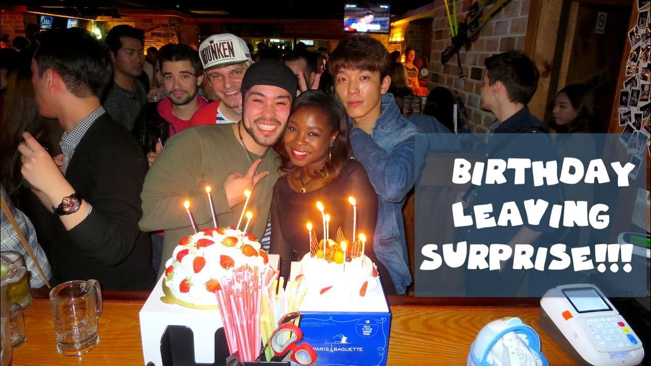 Surprise Birthday Leaving Party | Vlog #21 - YouTube