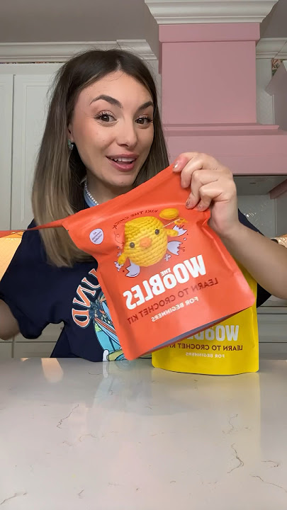A Wooble unboxing with me! Everything that’s inside! #woobles #crochet #thewoobles #easycrochet