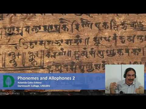 Phonemes and Allophones 2 (IntroLing 2020F.W03.02)