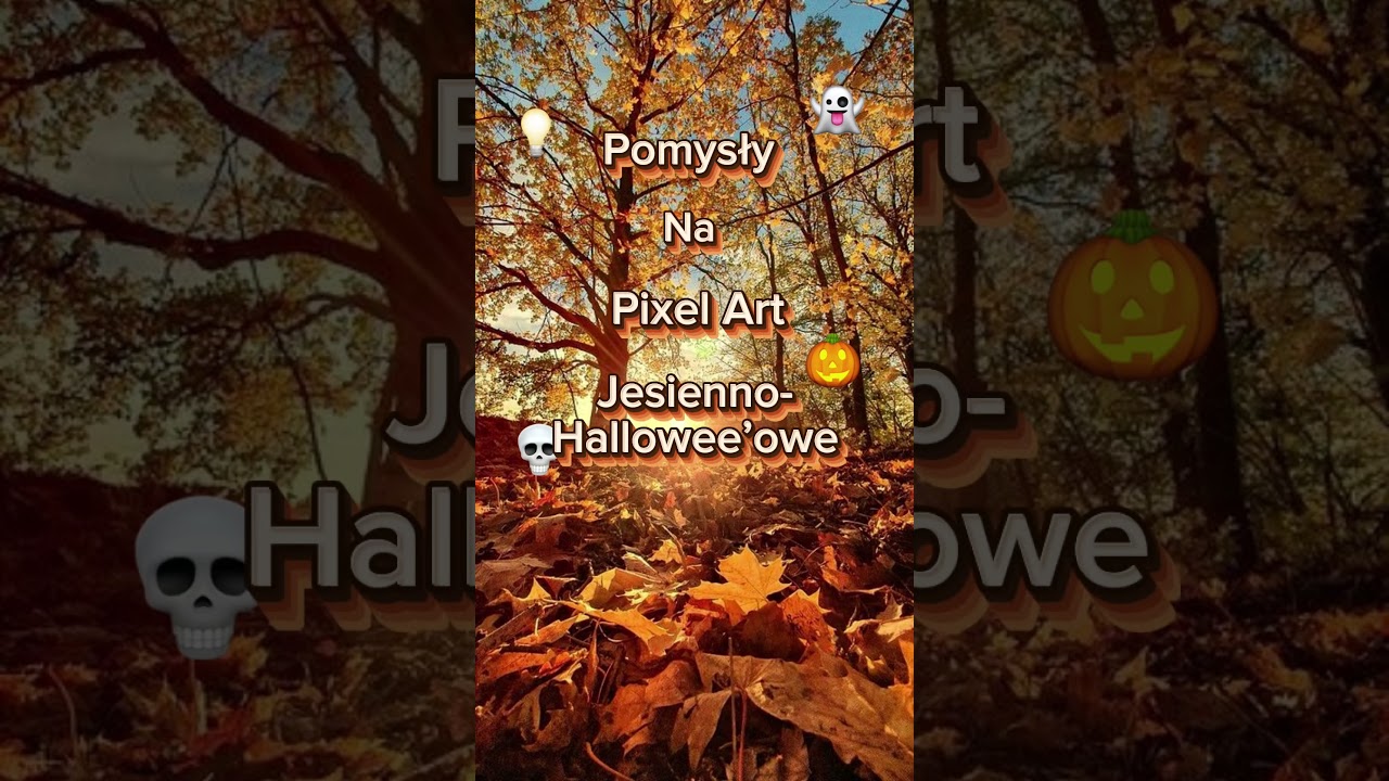 Pomysły na pixel Art Jesienne 🍁 