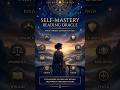 Self-Mastery Reading #selfimprovement #selfawareness #ytshorts #trending #selflove #love #foryou #fy