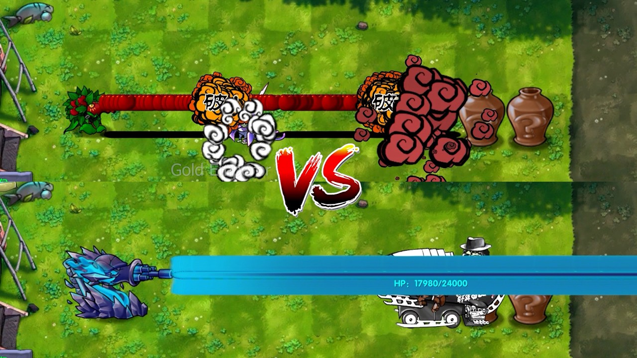 PvZ 1 Fusion - All Pea Plants With Rapid Fire Vs 4 Random Zombie Vase Breakers -P04- What team best?