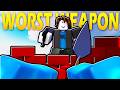 Winning Using The WORST Weapon in Roblox Rivals