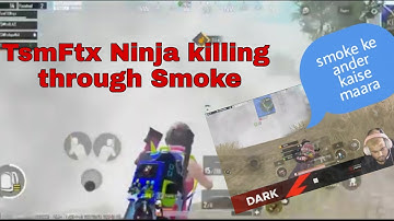TsmFtx Ninja Adjusting through smoke | Ninja caught hacking ? GE Dark Pov 🤣