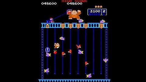 MAME Donkey Kong Junior Former World Record Phil Tudose 1,478,000