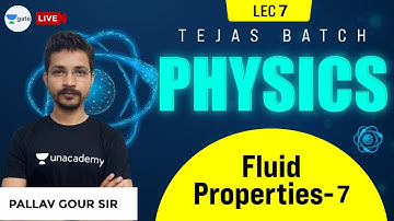 Fluid Properties - 7 | L:7 | Physics | AAI 2021 Exam (ATC) | Tejas Batch