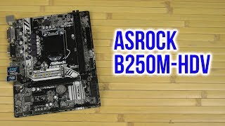 Распаковка ASRock B250M-HDV