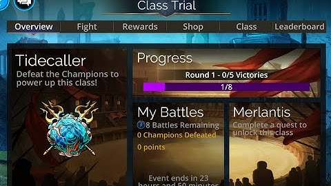 [Gems of War] Class Event Tidecaller