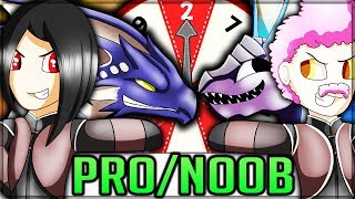 ARMOR ROULETTE CHALLENGE - Pro and Noob VS Monster Hunter World Multiplayer! (Coral Highlands Event)