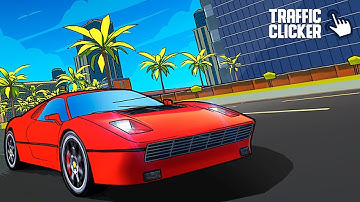 Traffic Clicker: Idle Racing, Blocky Car Crash 3D Gameplay