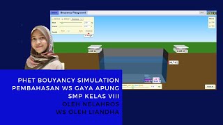 [Teaching] Discussion of WS Buoyancy (PhET Bouyancy 1.05 Simulation)
