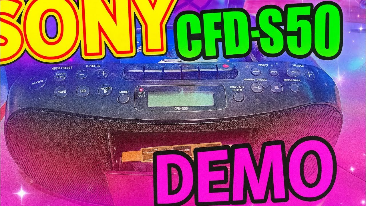 SONY CFD-S50 DEMO 