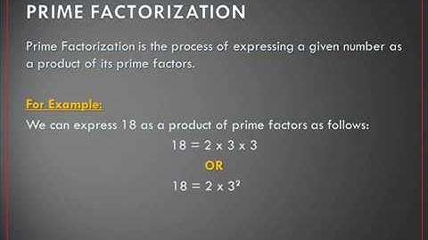 INDEX NOTATION, PRIME FACTORIZATION, WORD PROBLEMS(CHAPTER 1 EX 1 A)