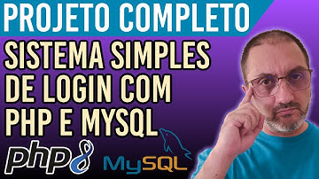 SISTEMA DE LOGIN SIMPLES COM PHP PURO E MYSQL | PROJETO COMPLETO