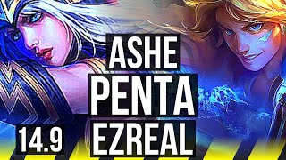 ASHE & Janna vs EZREAL & Xerath (ADC) | Penta, 72% winrate, 10/3/12, Dominating | EUW Diamond | 14.9