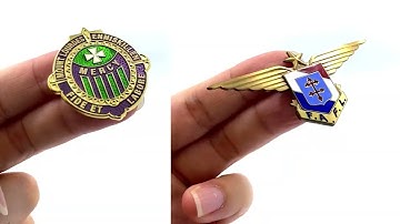 Custom Cloisonné Lapel Pins (Real Hard Enamel Pins)