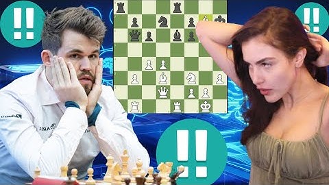 Magnus Carlsen vs Alexandra Botez chess game 81