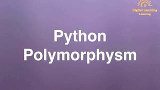 57 Python Polymorphism | Online Training Download app from below link