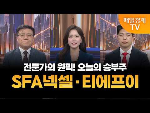 [오늘의 승부주] SFA넥셀·티에프이 / 한규수, 이가람 MBN골드 매니저