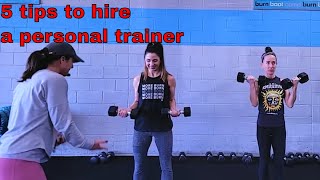 Hiring a Personal Trainer | Burn Boot Camp Gilbert