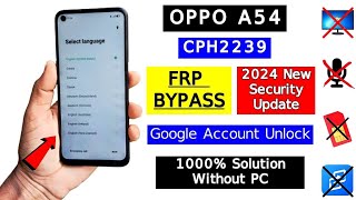 Oppo A54 FRP Bypass without PC unlock solve/oppo A54 hard reset tips💯solution/oppoA54password unlock
