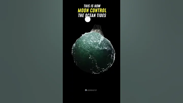 How MOON controls the ocean tides #space #moon #ocean #tide