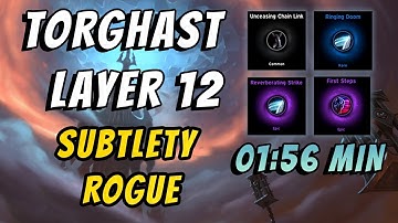 Torghast Layer 12 - Solo  Renown Farm Shadowlands 9.1.5 - Subtlety Rogue