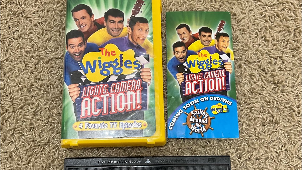 Unboxing The Wiggles Lights, Camera, Action! 2005 VHS - YouTube