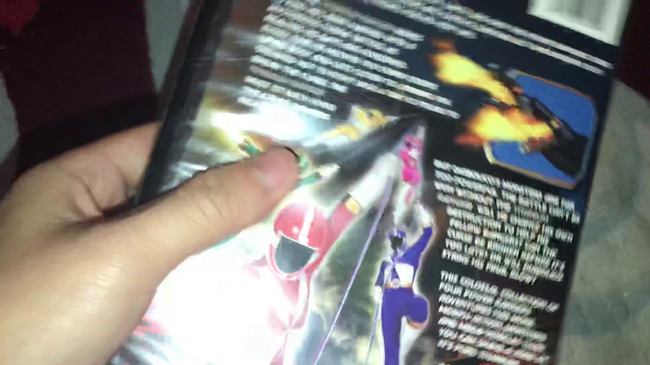 Power Rangers Lightspeed Rescue Titanium Ranger Curse of the Cobra VHS Review