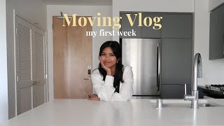 moving vlog 📦 my first week in the apartment + updated tour, ikea runs, building furniture by Malia Ramos 13,644 views 8 months ago 22 minutes