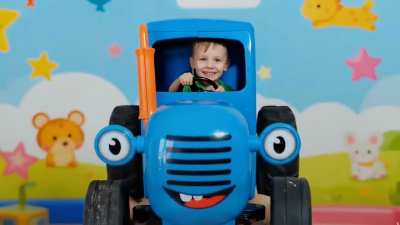 СИНИЙ ТРАКТОР. СБОРНИК ПРИКЛЮЧЕНИЙ ДЛЯ ДЕТЕЙ. BLUE TRACTOR: Adventure Compilation for Kids