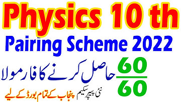 10th Physics Paper Scheme 2022 |  10th class physics paper pattern 2022 #10thPhysics2022