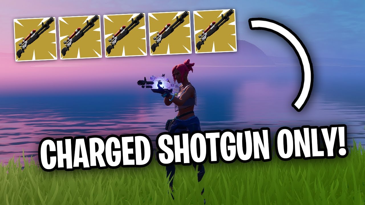 Charged Shotgun ONLY Challenge in Fortnite... (too easy)