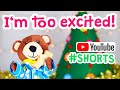 I&#39;m too excited! Christmas Eve Youtube Shorts | Boey Bear