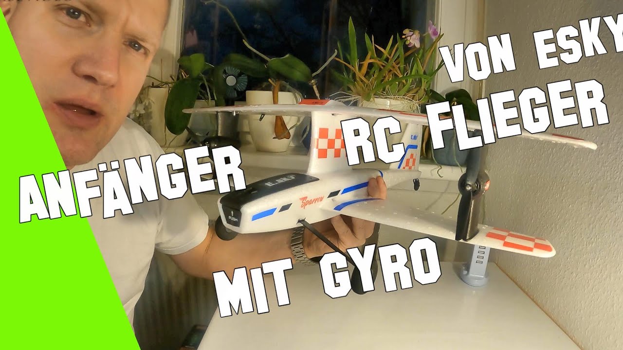 ESKY Sparrow Doppeldecker 610mm Spannweite EPP 2,4GHz 3D 6-Achsen Gyro Twin Motor - unboxing