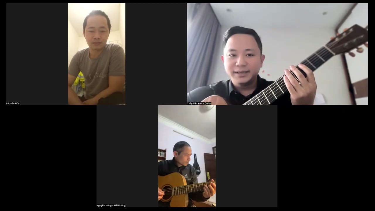 Workshop hỏi đáp guitar miễn phí - Chiều Chủ Nhật hàng tuần - Mô hình học guitar AZZ - Thầy Văn Anh