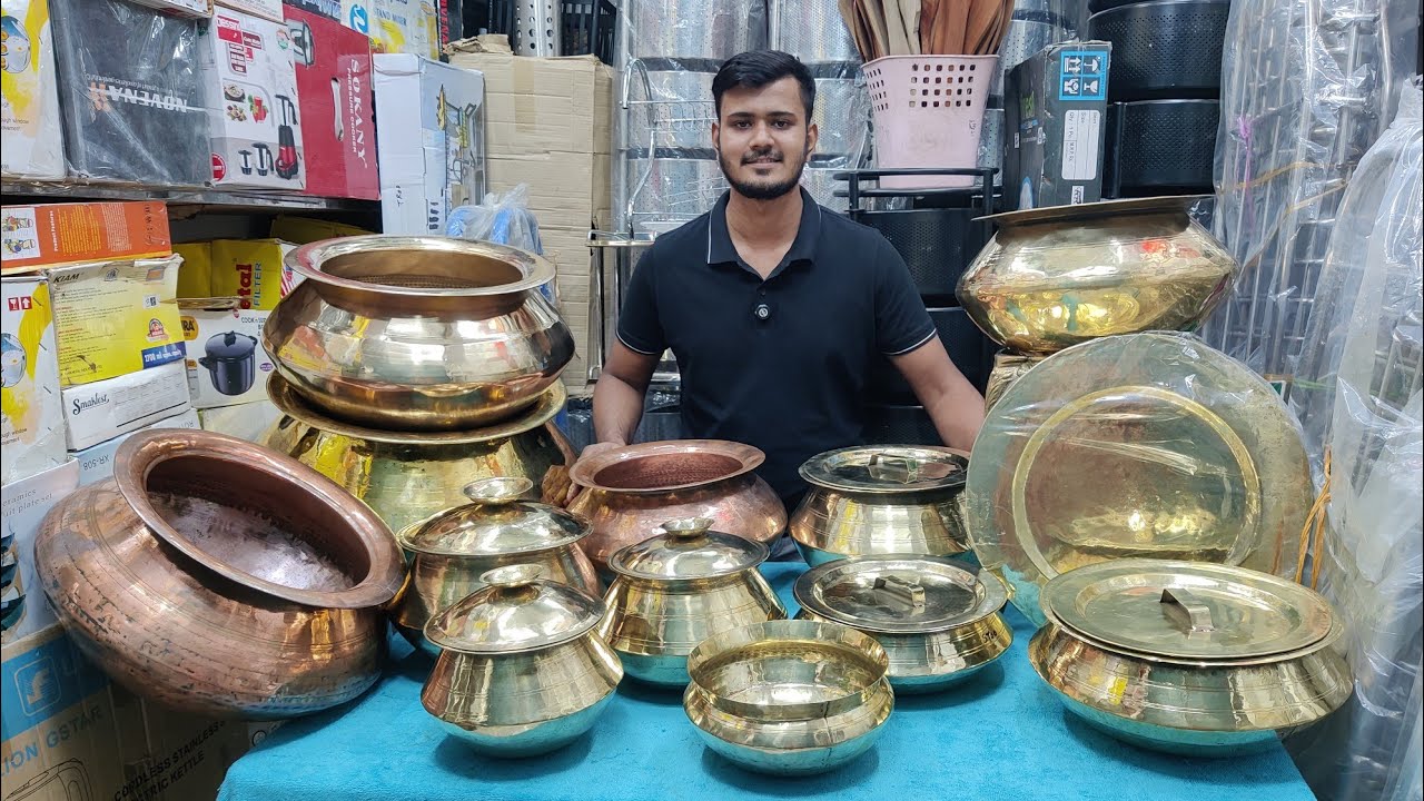 7 দিনের ঝটিকা অফারে কাঁসা ও তামার বাসাবাড়ি থেকে মেজবানির জন্য বিভিন্ন সাইজের হাঁড়ি ও পাতিলের দাম।