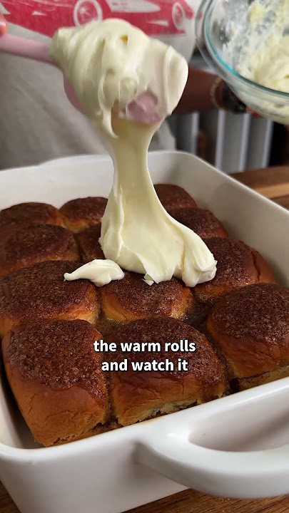 Making Cinnamon Rolls with Hawaiian Rolls