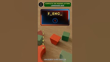 Guess the Languages by Missing Letters 🗣️ | Part 2
