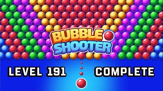 🎯 Bubble Shooter Level 191 | Perfect Aim & Full Walkthrough 💥 Bubble Shooter Gameplay | IVYGAMES