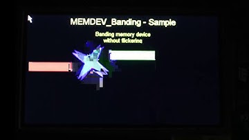 007 MEMORY DEVICE BANDING emWin STemWin STM32 STM32F7